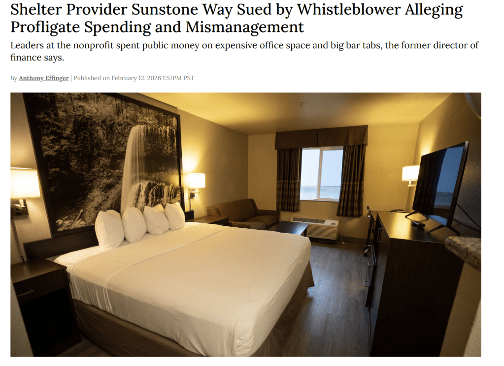 WW Headline: Shelter Provider Sunstone Way Sued by Whistleblower